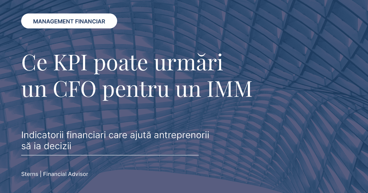 Cover articol Ce KPI poate urmări un CFO pentru un IMM