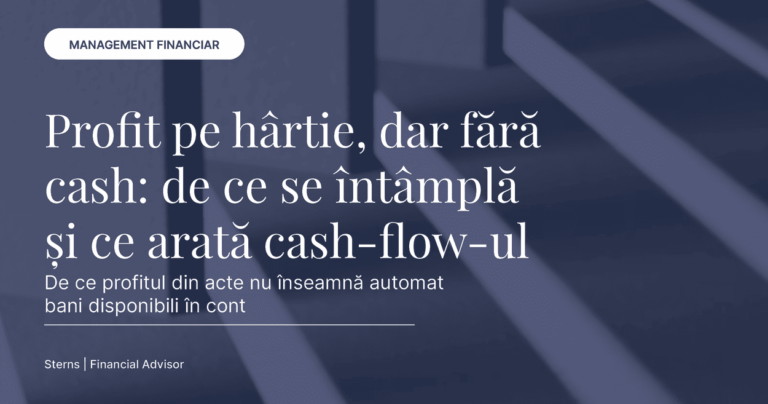 Cover articol Profit pe hârtie, dar fără cash: de ce se întâmplă și ce arată cash-flow-ul