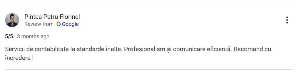 Testimonial Cristina Sterns Sterns Expert Accounting si Sterns Financial Advisor